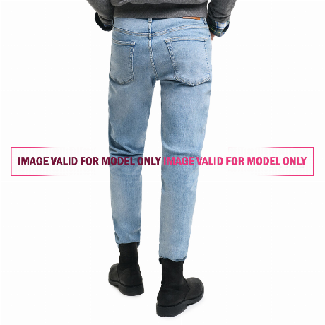 Джинсы Gant mid blue broken in &mdash; фотографии 2