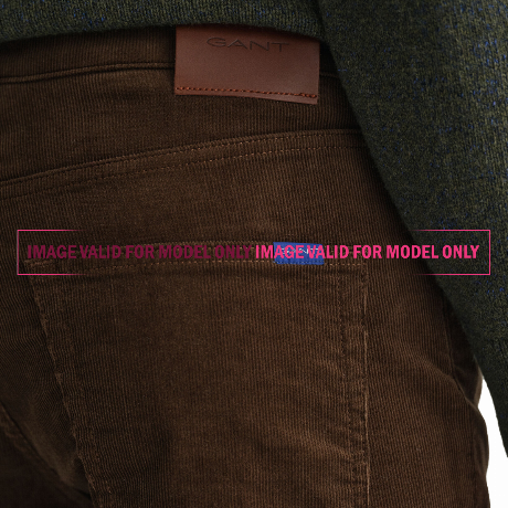 Pants Gant roasted walnut &mdash; fot 3