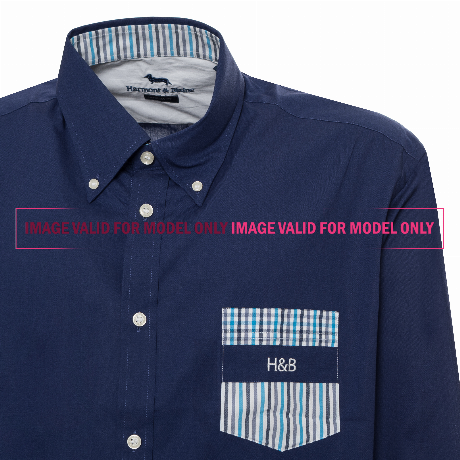 HARMONT & BLAINE CNBO060 - BIANCO|BLU - SHIRTS - Image 3