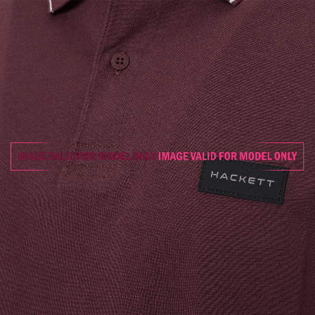 HACKETT SPORT HM563376 - BLACK|AZZURRO - POLO SHIRTS - Image 3