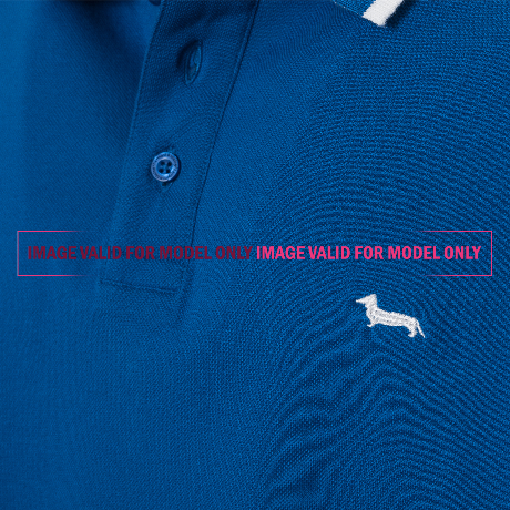 HARMONT & BLAINE LRJO270 - ROSSO/BIANCO - МУЖСКИЕ СПОРТИВНЫЕ РУБАШКИ С КОРОТКИМИ РУКАВАМИ - Image 2