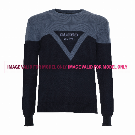 GUESS M2GR08 - HEATER GREY BLACK BI - KOSZULKI