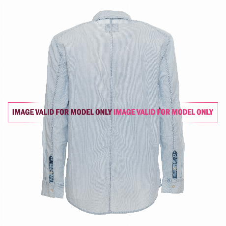 GUESS M2RH25 - LIGHT BLUE PIN STRIP - SHIRTS - Image 2