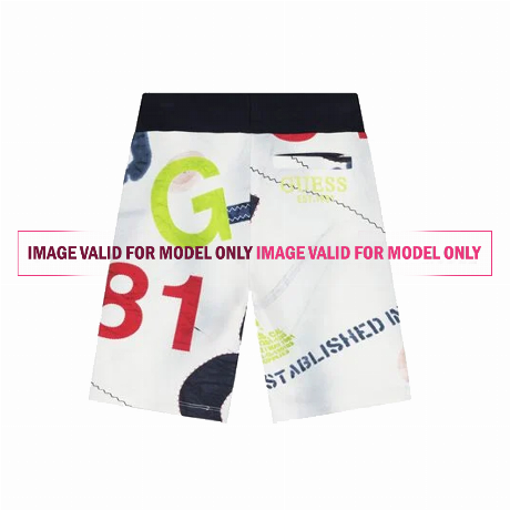 GUESS N5RD07 - G CHAIN LIME AOP               - BERMUDA AND SHORTS - Image 2