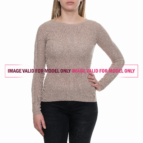 GUESS W2GR02 - CREAM WHITE LUREX - TOPWEAR