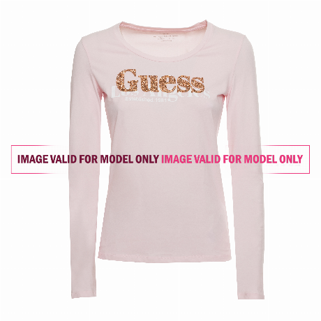 GUESS W2RI31 - RUGBY RED - T SHIRT
